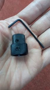 Núm đôi 2 tầng điều chỉnh âm lượng Tone Volume guitar bằng sắt có ty chỉnh