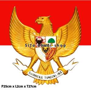 Pajangan dinding burung garuda Panjang 25 cm