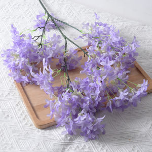 Hoa Anh Đào nhân tạo hoa tử đinh hương giả dày đặc trang trí lãng mạn cưới tại nhà hoa lụa