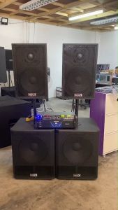 พร้อมส่ง จากกรุงเทพฯ ตู้ลำโพง 2x2 เบส 15 นิ้ว เจบิน กลางเเหลม 12 นิ้ว ทั้งชุด 16900