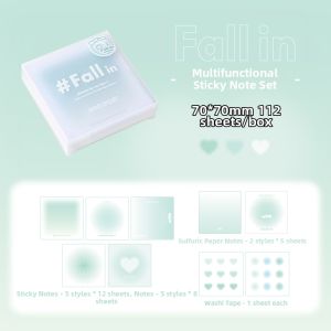 MS.BOOK | Mini Reusable Colored Sticky Notes