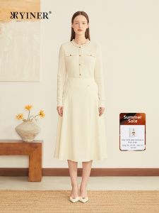 YINER | French Style Wool Blend Knitted Sweater
