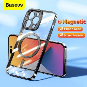 Baseus เคสโทรศัพท์แม่เหล็กสำหรับ iPhone 14 Pro Max - Coque Shell ที่เกี่ยวข้องกับ iPhone 14 Plus 2022