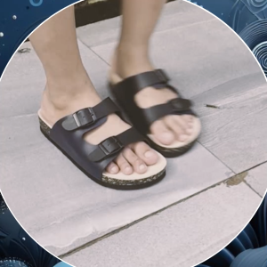 Inovable Sandal Casual Pria Wanita | Ringan Nyaman & Anti Slip - Aulus Black x Navy