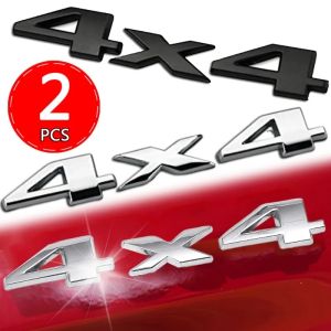 2ชิ้น3D รถ4X4สติ๊กเกอร์โลหะรถออฟโรด4X4บังโคลนสติ๊กเกอร์ประดับรถอุปกรณ์เสริมรถยนต์อเนกประสงค์