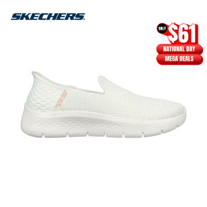 Skechers Women Slip-ins GOwalk Flex Relish Walking Shoes - 124963-OFWT Air-Cooled Memory Foam