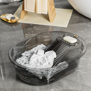 UBT | Integrated Washing Board Durable Plastic Laundry Tub