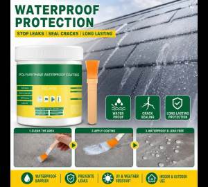 Js1109gc03-300g Floor Waterproofing Adhesive with Brush Leak Proof Exterior Wall Bathroom Toilet Brick Wall Penetrating Coating