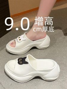 Ultra-Thick EVA Flat Sandals Womens Summer Outdoor Wear Work Beautiful Comfortable Casual Slip-On Shoes Breathable Footbed