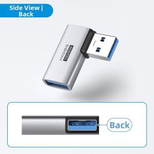Hagibis | 90 Degree Right Angle Adapter USB 3.2 Extension Cable 10G