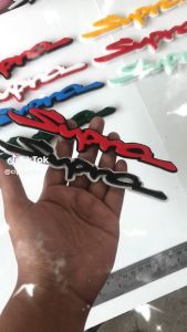 EMBLEM MOBIL SUPRA VARIASI MOBIL TOYOTA DENGAN HURUF TIMBUL 3D BAHAN FIBERGLASS