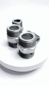 Kép Ren Mạ Kẽm Đầu Nối Hai Ren Ngoài Sắt Mạ Kẽm Phi 21 27 34 42 49 60