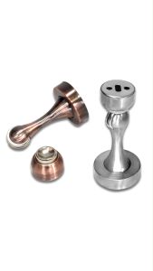 กระเป๋ากระแทกประตูบ้าน - กลูก เบื้องชน หนังสือ เงิน เส้น แม่เหล็ก ซึ่งกันชนลูกบิดประตู สีเงิน สแตนเลส แม่เหล็ก