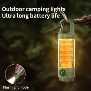 Outdoor Camping Lights Rechargeable Flashlights Multi Functional Outdoor LED Portable Night Lights Waterproof Travel Tent Light