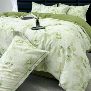 MINGSHA | Glossy & Flannel Thickened 100% Cotton Bed Sheet Set