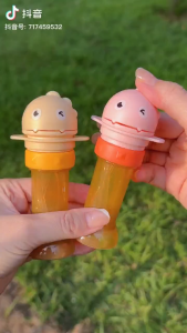 Traveling Portable Cover Straw Dino Childrens Straw Bottle Cap