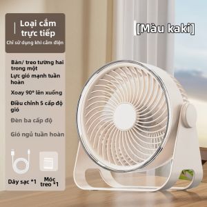 Quạt Tường Mini Cầm Tay Siêu Bền Dùng Trong Nhà Tắm Văn Phòng Quạt Bàn Quạt Giường Sạc Siêu Thanh Nhỏ Gọn Siêu Lớn