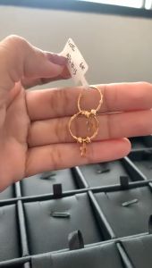 ANTING JIPSI EMAS KADAR 375 (8K) DAN KADAR 300 (6K) ANTING 1 GRAM DAN 0.5 GRAM MODEL BUNGA SIMPEL DAN CANTIK ELEGAN AJL 13