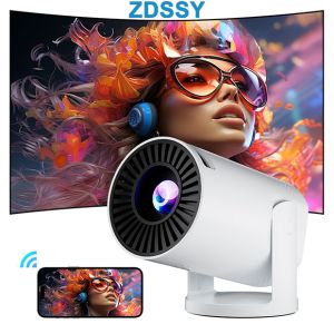 ZDSSY HY300mini 4K Mini Projector 180° Rotation & Auto Keystone Full HD 1080P Supported Compatible with TV Stick/Windows/iOS/Android/HDMI/USB
