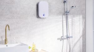 Máy nước nóng máy tạo nước nóng trực tiếp có vòi sen và bơm tăng áp  máy làm nóng nhanh trong 3 giây điều chỉnh được nhiệt theo ý muốn