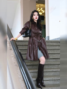 DANTING | Elegant Mid-long Trench Coat Jacket
