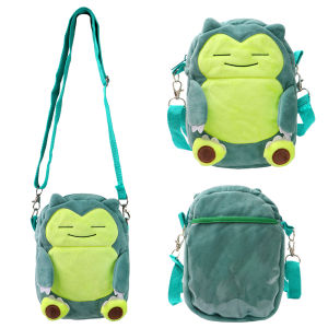 Takara Tomy | Mimikyu Gengar Plush Shoulder Bags 1pc Pokemon Pikachu Lucario Snorlax Psyduck Rowlet Toys Anime Peluche Small Capacity Bag Gift