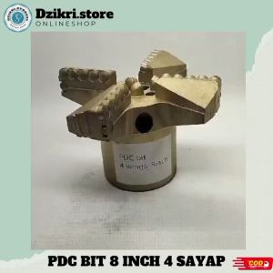 Mata Bor PDC 8 Inch 4 Sayap: Kualitas Terbaik untuk Batuan Keras & Lunak