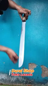 Golok Kerja Kebun Duralium Jati Ukuran Panjang Khas Cibatu Baja Per Fulltang