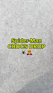 Crocs for Kids Spider Man collaboration comfortable breathable non slip anime sandals #211409