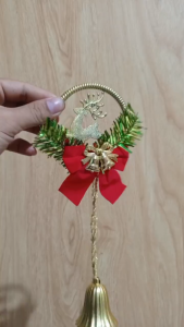 GANTUNGAN BUNGA LONCENG DEKORASINATAL HSN-50 -A82009