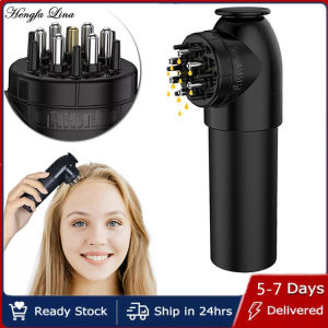 Hengfa Lina Hair Massager With Oil For Medicine Scalp Applicator Liquid Comb Nutrient Absorp Treatment Hair Care Head Therapy Removable 70Ml