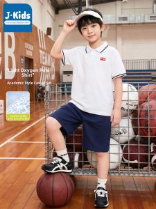 JKIDS | Summer Thin Boys White Polo Shirt and Shorts Set