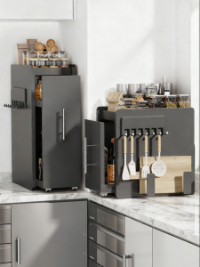 YIXUAN | Narrow Pull-out Seasoning Storage Rack