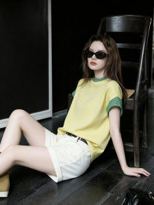 DUOFEIYAN | Design Sense Unique Youth Refreshing Short Sleeved T-Shirt