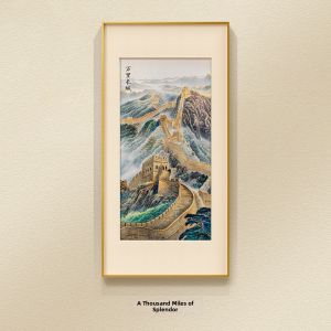 CTYLIGHTZ | Copper Engraved Picture Handcrafted Traditional Chinese Style The Great Wall