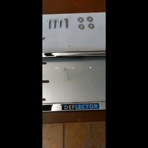 2Pcs License Plate Frame with Cover Chrome Stainless Universal Car License Plate Holder Frames