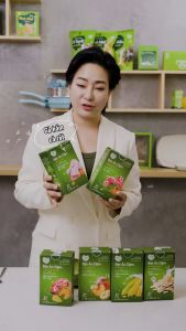 Bột ăn dặm Mămmy bổ sung Vitamin Sắt Kẽm và chất xơ cung cấp 100% nhu cầu DHA - Hộp 7 gói 20g