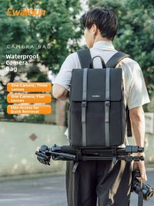 Cwatcun | Balo Chống Sốc Chống Nước Cho Máy Ảnh DSLR Phong Cách Anh Quốc