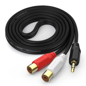 Choseal | Audio Splitter Cable 3.5mm to 2RCA Connectors