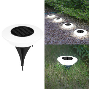 Solar Powered Ground Light Outdoor LED Lawn Lamp Garden Pathway Courtyard Landscape Decorative Light for Yard Patio Walkway