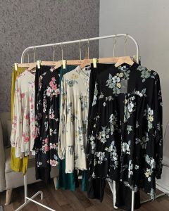 NEW ONESET OOTD HIJABERS SET TUNIK NADHIRA LONG TUNIK BERCAK VIRAL KEKINIAN