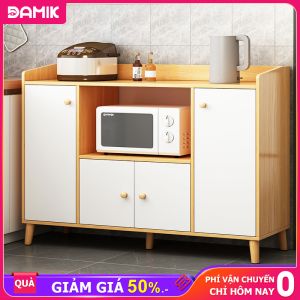 DAMIK Tủ gỗ đựng đồ lắp ghép tiện đa năng chất liệu MDF chống thấm chống mối mọt phong cách hiện đại