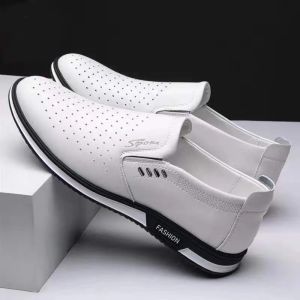 Luxury Mens Leather Shoes Comfortable Loafers Slip on Male Moccasins Non Slip Driving Shoes High Quality Men Shoes Plus Size