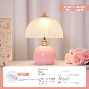 HAOXIANGJIA | Luxury Bedroom Night Light Cream Style Modern Romantic