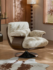 FEISHANGLIJIA | Modern Minimalist Fabric Rotatable Recliner Sofa Chair