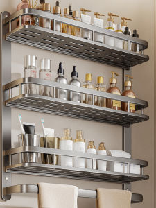 Drill-Free Bathroom Shelf