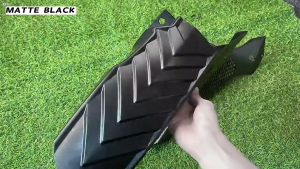 V2Z Racing ABS Composite Rear Mudflap for Click 125/150 V2/V3 - High Quality ABS Rear Tire Hugger Easy Installation Scratch Resistant