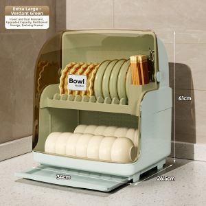 YINGYOUMEI | With Lid Draining Dish Rack