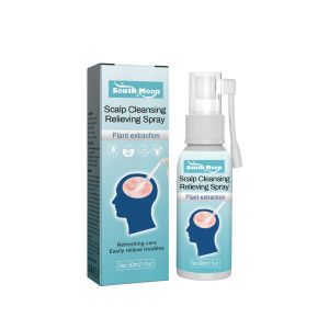 South Moon Scalp Cleansing Relieving Spray Scalp Care Spray Moisturizing Cleansing Nourishing Scalp And Dense Hair Spray Repair Scalp Itching Redness Swelling Soothe Scalp Treatment Scalp Care Product 30ml