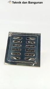 Floor Drain Stainless Steel Saringan Got 100 x 100 x 4mm Stripe